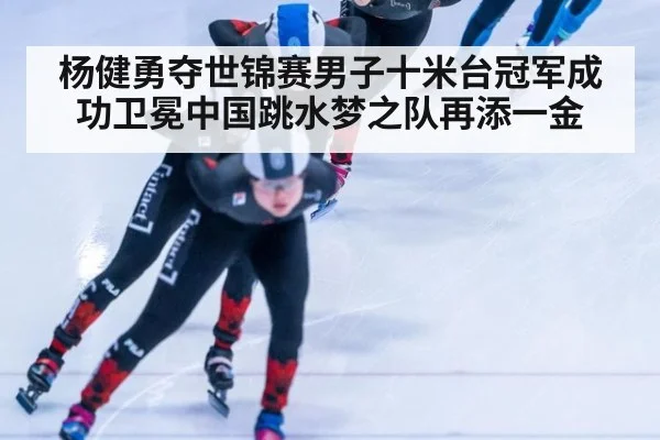 杨健勇夺世锦赛男子十米台冠军成功卫冕中国跳水梦之队再添一金